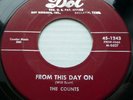 the COUNTS vg++ 45 Love & understanding / From this day on DOT Doowop ws1103