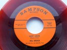 BILL BROCK red vinyl VG++ TEEN 45 PENCIL PAPER & A BROKEN HEART   LAST LOVE e120