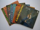 5 X LPs LOUIS ARMSTRONG V.S.O.P RARE FRENCH ODEON FLIPBACK LAMINATED JACKETS