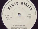 Stiff Little Fingers - Suspect Device / Wasted Life - 1978 RIGID DIGITS (VG+)
