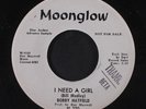 BOBBY HATFIELD: Hot Tamales / I Need A Girl 45 (dj, killer  rubber stamp ol)