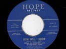 RARE DOOWOP-SYNG McGOWAN/WAYWARD SONS-HOPE 1846-HOW WILL I KNOW/NOT SYMPATHY