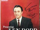 KEN DODD Autograph - 1963 hand Signed LP - Vinyl 1st Album 'Presenting Ken Dodd'