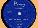 RHYTHM 'N BLUES / JAZZ 78 : FAY SIMMONS TRIO ON PINEY RECORDS 103