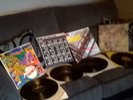 COLLECTION OF 3 BEATLES LPs 1 WINGS LP PLEASE PLEASE ME BEATLES OLDIES HARD DAYS