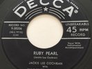 ROCKABILLY Jackie Lee Cochran RUBY PEARL Decca 45 rare Canadian pressing KILLER