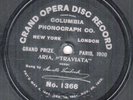 20g5.  Marcella Sembrich - Traviata-Ah fors e lui - Columbia Grnd Opera 1366