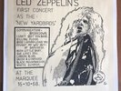 Led Zeppelin ?– First Concert As 'The New Yardbirds' At The Marquee 16-10-1968
