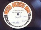 UNRELEASED ACETATE- THE MOVE / JEFF LYNNE 1971 UNITED ARTISTS ACETATE / PSYCH
