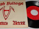 High Voltage Late Night Rider/ Little Girls Private press PS 45 Mega rare Metal