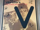 The Vibrators Past, Present and Into The Future White vinyl LP M/M SIGNED 2017