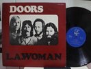 THE DOORS / L.A. WOMAN, RARE ORIG. JAPAN 1ST PRESS LP w/INSERT BLUE ELEKTRA EX+