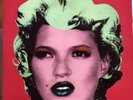 ????Super Rare  BANKSY Kate Moss as Andy Warhol Marilyn Monroe Art DIRTY FUNKER