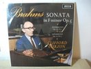 SXL 6041 BRAHMS Sonata F Minor Intermezzo CURZON DECCA WBG ED1 STEREO LP VG