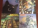 4 BUDGIE RECORDS - vinyl Bandolier Nightflight Impeckable Brittania cat LP lot
