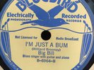 BIG BILL BROONZY & BLACK BOB BLUEBIRD 6964 BLUES 78 RPM E-