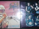 Death - Leprosy LP, firstpress, Unleashed, Grave, Gorguts, Sadus, Morbid Saint