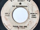 * BROTHERHOOD Thank You Girl/We Can Make It If We Try DEEP 70s SOUL Prvt 45 Hear