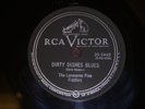 THE LONESOME PINE FIDDLERS 78 RPM   DIRTY DISHES BLUES / HONKY TONK E+ BLUEGRASS