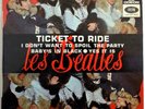 Les Beatles - Ticket To Ride + 3 - France EP - Laminated + Tab - MEO108 - New