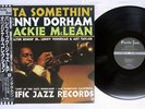 KENNY DORHAM,JACKIE McLEAN INTA SOMETHIN' PACIFIC JAZZ PJ-0041 Japan OBI MONO LP