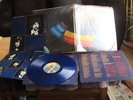 ELECTRIC LIGHT ORCHESTRA-OUT OF THE BLUE-UK 2xLP-EX-1978–BLUE VINYL-POSTER=ELO