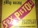 Sex Pistols - No One Is Innocent/My Way Original ITALIAN 7