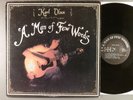 Karl Olsen  A Man Of Few Words   Private Folk Rock; Psych  Autographed 1977 Moon