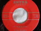 HOLLYWOOD SAXONS 45 Diamonds / The tears come rolling down ENTRA M- Doowop Kz200