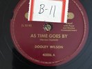 DOOLEY WILSON  AS TIME GOES BY (CASABLANCA)/KNOCK ON WOOD  DECCA 40006 DOO WOP