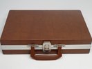 Vintage SAVOY 30 Cassette Tape Briefcase Storage Case in Brown - Beautiful