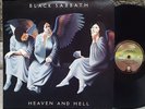 BLACK SABBATH - HEAVEN AND HELL   RARE BLUE VINYL NM/VG+ '80 RI VERTIGO 6302017