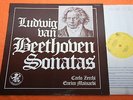 Mainardi Zecchi Beethoven Cello Sonatas Nos. 1 & 2 Hungarian Radioton Mono NM