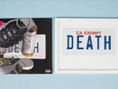 Death Grips Government Plates RSD 12” Vinyl LP 2014 Framed License Plate