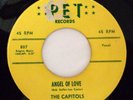 CAPITOLS 45 Angel of love / 'Cause i love you PET  VG++ Doowop Kz218