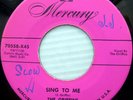 GRIFFINS doowop VG++ Mercury ORIG.45 Sing to me  I swear by all stars above ws52