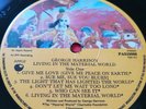 George Harrison Living in a material world UK 1st A4U/B2U Poster lyric insert