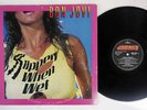 BON JOVI SLIPPERY WHEN WET MERCURY 28PP-1025 Japan VINYL LP