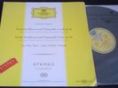 LUDWIG HOELSCHER DEMUS BRAHMS CELLO SONATAS LP DGG RED STEREO SLPM 138 012 RARE