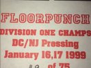 Floorpunch -Division One Champs DC/NJ Press RARE NYHC SXE Cro Mags Judge Rip Off