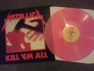 METALLICA kill em all colour VINYL LP