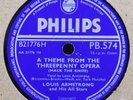 Louis Armstrong - Mack The Knife / Back 'O Town Blues - 78rpm Philips P.B.574