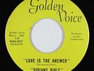 Psych Fuzz/Folk Xian 45 - Gidians Bible - Love Is The Answer - Golden Voice VG+