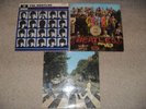 The Beatles LPs: 'A hard day's night', 'Abbey Road' and 'Sgt Pepper'