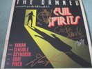 THE DAMNED EVIL SPIRITS SIGNED WHITE VINYL LP