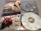 Metallica Pounding Out Aggression Grey/White Marble 2xLP Vinyl Near Mint *Rare*