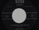 C&W Bluegrass 45 - Jim McCall - A Rambler And A Rover - Vetco - VG++ mp3