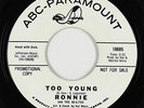 Doo-Wop Teen Popcorn 45 - Ronnie & The Hi-Lites - Too Young - ABC - VG+ mp3