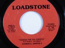 70s Soul 45 HERMAN H. HARPER II Headed For The Streets LOADSTONE VG++ HEAR