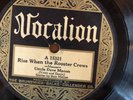 Vocalion 15321 Uncle Dave Macon RISE WHEN THE ROOSTER CROWS  E- 1927 78 rpm